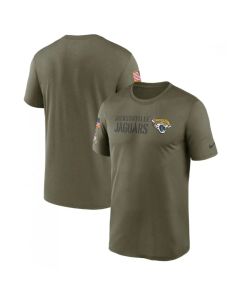 Men's Jacksonville Jaguars Olive 2022 Salute to Service Legend Team T-Shirt