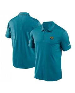 Men's Jacksonville Jaguars Teal Sideline Victory Performance Polo