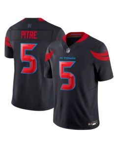 Men's Jalen Pitre Navy Blue Houston Texans #5 Vapor F.U.S.E. Limited Jersey