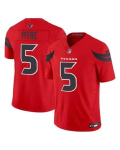 Men's Jalen Pitre Red Houston Texans #5 Vapor F.U.S.E. Limited Jersey
