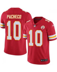 Men's Kansas City Chiefs #10 Isiah Pacheco Red Vapor Untouchable Limited Stitched Football Jersey