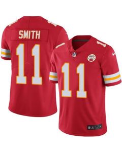 Men's Kansas City Chiefs #11 Alex Smith Red Team Color Vapor Untouchable Limited Stitched NFL Jersey