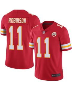 Men's Kansas City Chiefs #11 Demarcus Robinson Red Vapor Untouchable Limited Stitched NFL Jersey