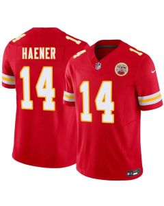 Men's Kansas City Chiefs #14 Jake Haener Red 2026 F.U.S.E. Vapor Untouchable Limited Stitched Football Jersey
