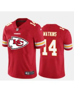 Men's Kansas City Chiefs #14 Sammy Watkins Red 2020 Red Team Big Logo Limited Stitched Jersey