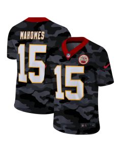Men's Kansas City Chiefs #15 Patrick Mahomes Camo Limited Stitched Jersey (Camo)