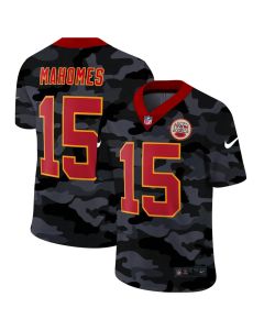 Men's Kansas City Chiefs #15 Patrick Mahomes Camo Limited Stitched Jersey