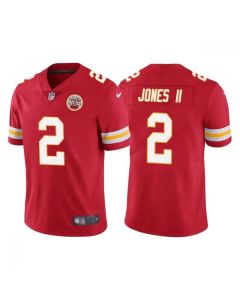 Men's Kansas City Chiefs #2 Ronald Jones II Red Vapor Untouchable Limited Stitched Football Jersey