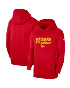 Men's Kansas City Chiefs 2020 Red Sideline Local Performance Pullover Hoodie (Red)