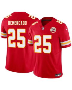 Men's Kansas City Chiefs #25 Emari Demercado Red 2026 F.U.S.E. Vapor Untouchable Limited Stitched Football Jersey