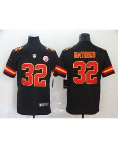 Men's Kansas City Chiefs #32 Tyrann Mathieu Black Vapor Untouchable Limited Stitched NFL Jersey