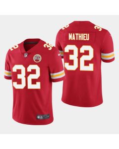 Men's Kansas City Chiefs #32 Tyrann Mathieu Red Vapor Untouchable Limited Stitched NFL Jersey