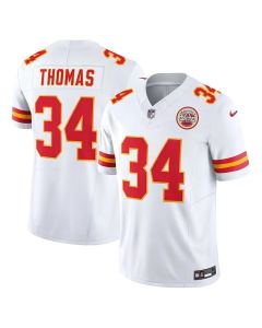 Men's Kansas City Chiefs #34 R Mason Thomas White 2026 NFL Draft Vapor F.U.S.E. Limited Jersey