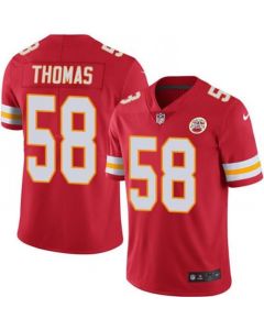 Men's Kansas City Chiefs #58 Derrick Thomas Red Retired Player Vapor Untouchable Limited Throwback Stitched NFL Jersey
