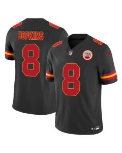 Men's Kansas City Chiefs #8 DeAndre Hopkins Black Alternate Vapor F.U.S.E. Limited Jersey (Black)