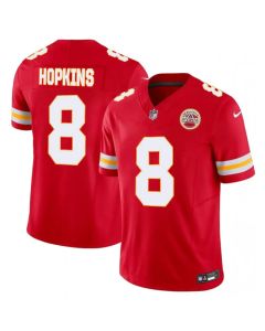 Men's Kansas City Chiefs #8 DeAndre Hopkins Red Alternate Vapor F.U.S.E. Limited Jersey (Red)