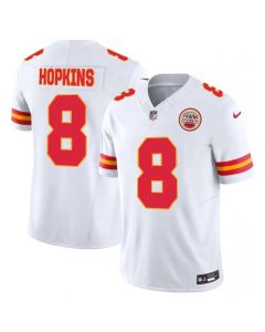 Men's Kansas City Chiefs #8 DeAndre Hopkins White Alternate Vapor F.U.S.E. Limited Jersey (White)