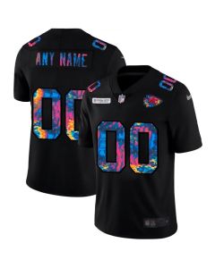 Men's Kansas City Chiefs ACTIVE PLAYER Custom 2020 Black Crucial Catch Limited Stitched Jersey