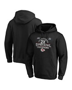 Men's Kansas City Chiefs Black 2-Time Super Bowl Champions Scrimmage Pullover Hoodie