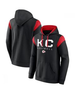 Men's Kansas City Chiefs Black Call The Shot Pullover Hoodie