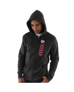 Men's Kansas City Chiefs Black Hook and Ladder Full-Zip NFL Hoodie
