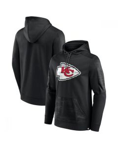 Men's Kansas City Chiefs Black On The Ball Pullover Hoodie