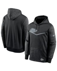 Men's Kansas City Chiefs Black Reflective Therma Hoodie