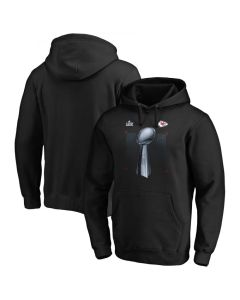 Men's Kansas City Chiefs Black Super Bowl LIV Champions Parade Celebration Pullover Hoodie