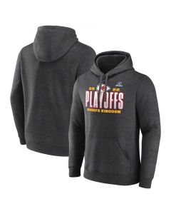 Men's Kansas City Chiefs Charcoal 2022 NFL Playoffs Our Time Pullover Hoodie