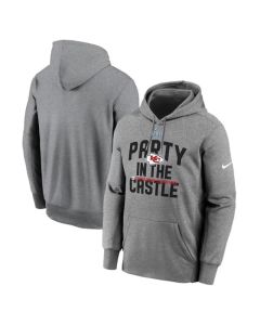 Men's Kansas City Chiefs Gray Super Bowl LVII Champions Celebration Parade Pullover Hoodie