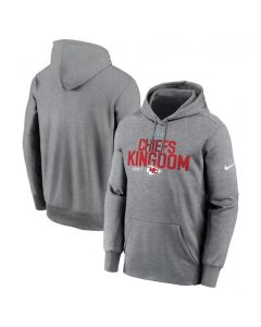 Men's Kansas City Chiefs Gray Super Bowl LVII Champions Local Pack Therma Performance Pullover Hoodie