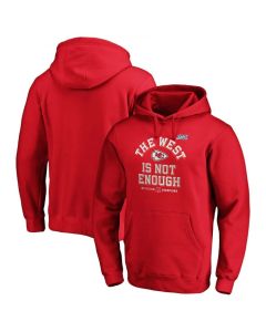Men's Kansas City Chiefs Red 2019 AFC West Division Champions Cover Two Pullover Hoodie