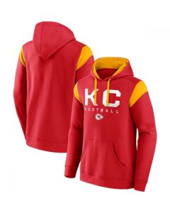 Men's Kansas City Chiefs Red Call The Shot Pullover Hoodie