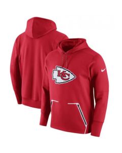 Men's Kansas City Chiefs Red Champ Drive Vapor Speed Pullover Hoodie
