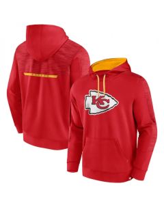 Men's Kansas City Chiefs Red Defender Evo Pullover Hoodie