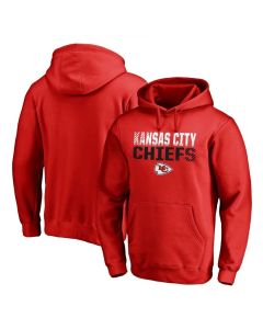Men's Kansas City Chiefs Red Iconic Collection Fade Out Pullover Hoodie
