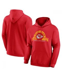 Men's Kansas City Chiefs Red Pullover Hoodie