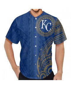 Men's Kansas City Royals Navy Baseball Jersey
