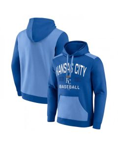 Men's Kansas City Royals Royal/Light Blue Chip in Pullover Hoodie