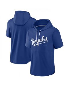 Men's Kansas City Royals Royal Sideline Training Hooded Performance T-Shirt