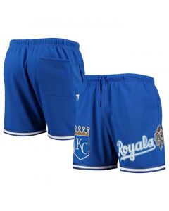Men's Kansas City Royals Royal Team Logo Mesh Shorts
