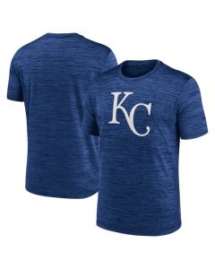 Men's Kansas City Royals Royal Team Logo Velocity Practice Performance T-Shirt