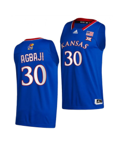 Men's Kansas Jayhawks Custom Royal Stitched Basketball Jersey
