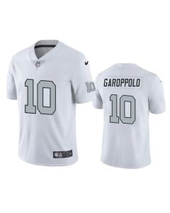 Men's Las Vegas Raiders #10 Jimmy Garoppolo White Vapor Untouchable Stitched Football Jersey