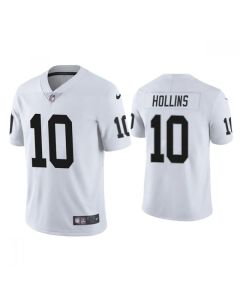 Men's Las Vegas Raiders #10 Mack Hollins White Vapor Untouchable Limited Stitched Jersey