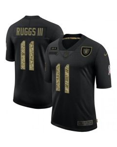Men's Las Vegas Raiders #11 Henry Ruggs III Black Camo Salute To Service Limited Stitched Jersey