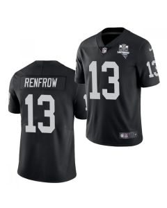 Men's Las Vegas Raiders #13 Hunter Renfrow Black 2020 Inaugural Season Vapor Limited Stitched Jersey