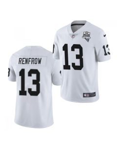 Men's Las Vegas Raiders #13 Hunter Renfrow White 2020 Inaugural Season Vapor Limited Stitched Jersey