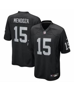 Men's Las Vegas Raiders #15 Fernando Mendoza Black 2026 NFL Draft Game Jersey (Black)