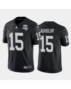 Men's Las Vegas Raiders #15 Nelson Agholor Black 2020 Inaugural Season Vapor Limited Stitched Jersey